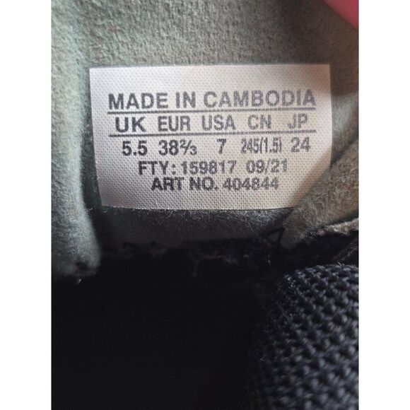 Salomon Outline Mid GTX 404844 Black Waterproof Hiking Boots Women’s Size 7 - Picture 8 of 8